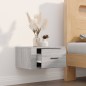 vidaXL Wand-Nachttisch Grau Sonoma 50x36x25 cm vidaXL Wand-Nachttisch Grau Sonoma 50x36x25 cm