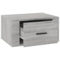 vidaXL Wand-Nachttisch Grau Sonoma 50x36x25 cm vidaXL Wand-Nachttisch Grau Sonoma 50x36x25 cm