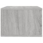 vidaXL Wand-Nachttisch Grau Sonoma 50x36x25 cm vidaXL Wand-Nachttisch Grau Sonoma 50x36x25 cm