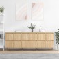 Sideboards 3 Stk. Sonoma-Eiche Holzwerkstoff Sideboards 3 Stk. Sonoma-Eiche Holzwerkstoff
