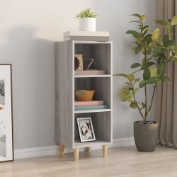 vidaXL Sideboard Grau Sonoma 34,5x32,5x90 cm Holzwerkstoff