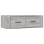 vidaXL TV-Wandschrank Grau Sonoma 80x36x25 cm Holzwerkstoff vidaXL TV-Wandschrank Grau Sonoma 80x36x25 cm Holzwerkstoff