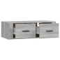 vidaXL TV-Wandschrank Grau Sonoma 80x36x25 cm Holzwerkstoff vidaXL TV-Wandschrank Grau Sonoma 80x36x25 cm Holzwerkstoff