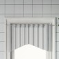 Gardinenstangen 2 Stk. Weiß und Silbern 90-130 cm Aluminium Gardinenstangen 2 Stk. Weiß und Silbern 90-130 cm Aluminium
