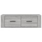 vidaXL TV-Wandschrank Grau Sonoma 80x36x25 cm Holzwerkstoff vidaXL TV-Wandschrank Grau Sonoma 80x36x25 cm Holzwerkstoff