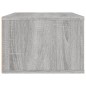 vidaXL TV-Wandschrank Grau Sonoma 80x36x25 cm Holzwerkstoff vidaXL TV-Wandschrank Grau Sonoma 80x36x25 cm Holzwerkstoff
