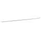 Gardinenstangen 2 Stk. Weiß und Silbern 90-130 cm Aluminium Gardinenstangen 2 Stk. Weiß und Silbern 90-130 cm Aluminium