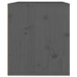 vidaXL Wandschrank Grau 45x30x35 cm Massivholz Kiefer vidaXL Wandschrank Grau 45x30x35 cm Massivholz Kiefer