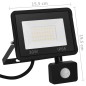 vidaXL LED-Fluter mit Sensor 30 W Kaltweiß vidaXL LED-Fluter mit Sensor 30 W Kaltweiß