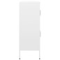 vidaXL Lagerschrank Weiß 80x35x101,5 cm Stahl vidaXL Lagerschrank Weiß 80x35x101,5 cm Stahl