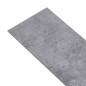 vidaXL PVC Laminat Dielen Selbstklebend 5,02 m² 2 mm Zementgrau vidaXL PVC Laminat Dielen Selbstklebend 5,02 m² 2 mm Zementgrau