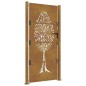 vidaXL Gartentor 105x180 cm Cortenstahl Baum-Design vidaXL Gartentor 105x180 cm Cortenstahl Baum-Design