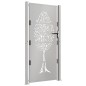 vidaXL Gartentor 105x180 cm Cortenstahl Baum-Design vidaXL Gartentor 105x180 cm Cortenstahl Baum-Design