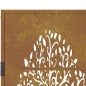 vidaXL Gartentor 105x180 cm Cortenstahl Baum-Design vidaXL Gartentor 105x180 cm Cortenstahl Baum-Design