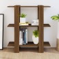 vidaXL Bücherregal/Raumteiler Braun Eichen-Optik 80x30x87 cm vidaXL Bücherregal/Raumteiler Braun Eichen-Optik 80x30x87 cm