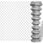 vidaXL Maschendrahtzaun Verzinkter Stahl 25×1,5 m Silbern vidaXL Maschendrahtzaun Verzinkter Stahl 25×1,5 m Silbern
