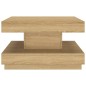vidaXL Couchtisch Hellbraun 60x60x35 cm MDF vidaXL Couchtisch Hellbraun 60x60x35 cm MDF