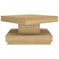 vidaXL Couchtisch Hellbraun 60x60x35 cm MDF vidaXL Couchtisch Hellbraun 60x60x35 cm MDF
