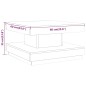 vidaXL Couchtisch Hellbraun 60x60x35 cm MDF vidaXL Couchtisch Hellbraun 60x60x35 cm MDF