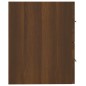 vidaXL Waschbeckenschrank Braun Eichen-Optik 60x38,5x48 cm vidaXL Waschbeckenschrank Braun Eichen-Optik 60x38,5x48 cm