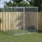 vidaXL Outdoor-Hundezwinger Silbern 2x2x2 m Verzinkter Stahl vidaXL Outdoor-Hundezwinger Silbern 2x2x2 m Verzinkter Stahl