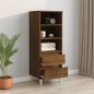 vidaXL Highboard Braun Eichen-Optik 40x36x110 cm Holzwerkstoff vidaXL Highboard Braun Eichen-Optik 40x36x110 cm Holzwerkstoff