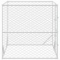 vidaXL Outdoor-Hundezwinger Silbern 2x2x2 m Verzinkter Stahl vidaXL Outdoor-Hundezwinger Silbern 2x2x2 m Verzinkter Stahl