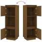 vidaXL Highboard Honigbraun 38x35x117 cm Massivholz Kiefer vidaXL Highboard Honigbraun 38x35x117 cm Massivholz Kiefer