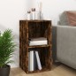 vidaXL Schallplatten-Box Räuchereiche 71x34x36 cm Holzwerkstoff vidaXL Schallplatten-Box Räuchereiche 71x34x36 cm Holzwerkstoff