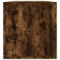 vidaXL Schallplatten-Box Räuchereiche 71x34x36 cm Holzwerkstoff vidaXL Schallplatten-Box Räuchereiche 71x34x36 cm Holzwerkstoff