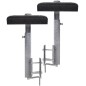 vidaXL Bootstrailer-Stützen Vollgummi 2er-Set 63 - 88 cm vidaXL Bootstrailer-Stützen Vollgummi 2er-Set 63 - 88 cm