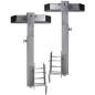 vidaXL Bootstrailer-Stützen Vollgummi 2er-Set 63 - 88 cm vidaXL Bootstrailer-Stützen Vollgummi 2er-Set 63 - 88 cm