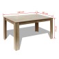 vidaXL Esstisch 140x80x75 cm Eiche vidaXL Esstisch 140x80x75 cm Eiche
