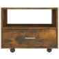 vidaXL Couchtisch Räuchereiche 55x55x40 cm Holzwerkstoff vidaXL Couchtisch Räuchereiche 55x55x40 cm Holzwerkstoff