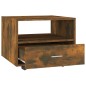 vidaXL Couchtisch Räuchereiche 55x55x40 cm Holzwerkstoff vidaXL Couchtisch Räuchereiche 55x55x40 cm Holzwerkstoff