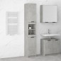 vidaXL Badschrank Betongrau 32x34x188,5 cm Holzwerkstoff vidaXL Badschrank Betongrau 32x34x188,5 cm Holzwerkstoff