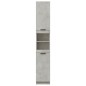 vidaXL Badschrank Betongrau 32x34x188,5 cm Holzwerkstoff vidaXL Badschrank Betongrau 32x34x188,5 cm Holzwerkstoff