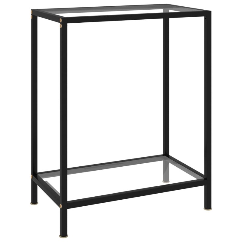 vidaXL Konsolentisch Transparent 60x35x75 cm Hartglas vidaXL Konsolentisch Transparent 60x35x75 cm Hartglas