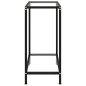 vidaXL Konsolentisch Transparent 60x35x75 cm Hartglas vidaXL Konsolentisch Transparent 60x35x75 cm Hartglas