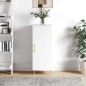 vidaXL Sideboard Hochglanz-Weiß 34,5x34x90 cm Holzwerkstoff vidaXL Sideboard Hochglanz-Weiß 34,5x34x90 cm Holzwerkstoff