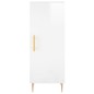 vidaXL Sideboard Hochglanz-Weiß 34,5x34x90 cm Holzwerkstoff vidaXL Sideboard Hochglanz-Weiß 34,5x34x90 cm Holzwerkstoff
