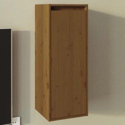 vidaXL Wandschrank Honigbraun 30x30x80 cm Massivholz Kiefer