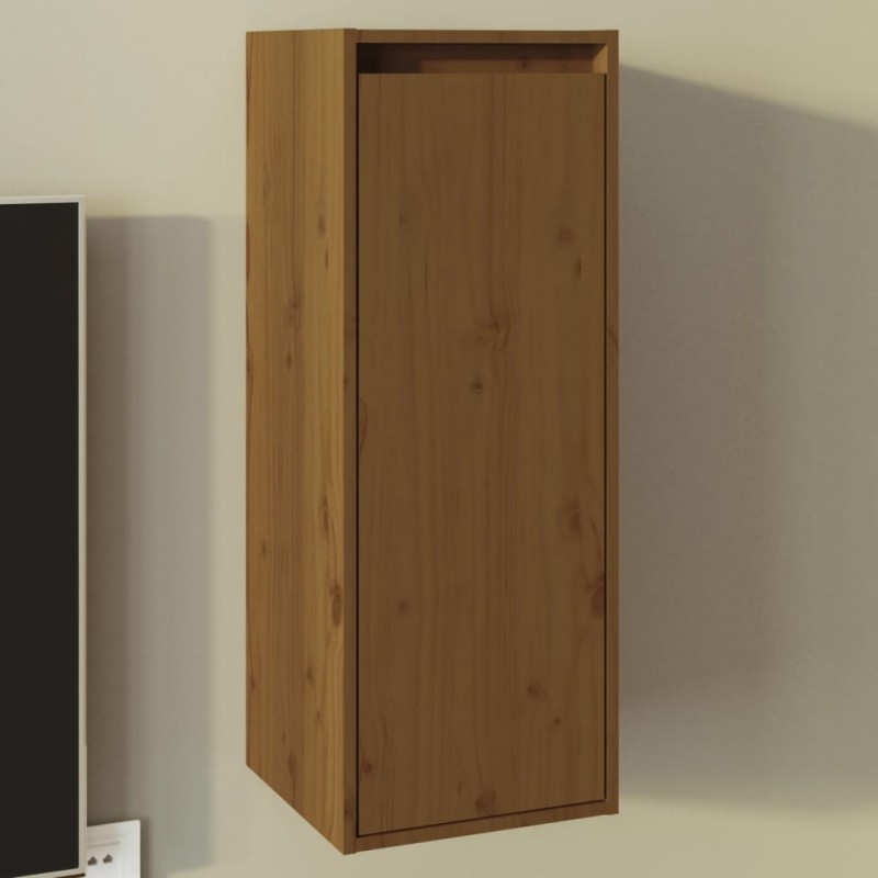 vidaXL Wandschrank Honigbraun 30x30x80 cm Massivholz Kiefer vidaXL Wandschrank Honigbraun 30x30x80 cm Massivholz Kiefer