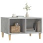 vidaXL Couchtisch Betongrau 60x50x36,5 cm Holzwerkstoff vidaXL Couchtisch Betongrau 60x50x36,5 cm Holzwerkstoff