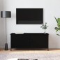 vidaXL TV-Schrank mit Türen Schwarz 102x35x45 cm Holzwerkstoff vidaXL TV-Schrank mit Türen Schwarz 102x35x45 cm Holzwerkstoff