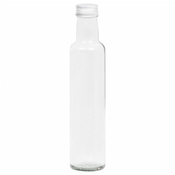 vidaXL Kleine Glasflaschen 260 ml mit Schraubverschluss 10 Stk. 