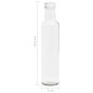 vidaXL Kleine Glasflaschen 260 ml mit Schraubverschluss 10 Stk. vidaXL Kleine Glasflaschen 260 ml mit Schraubverschluss 10 Stk.