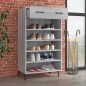 vidaXL Schuhschrank Grau Sonoma 60x35x105 cm Holzwerkstoff vidaXL Schuhschrank Grau Sonoma 60x35x105 cm Holzwerkstoff