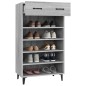 vidaXL Schuhschrank Grau Sonoma 60x35x105 cm Holzwerkstoff vidaXL Schuhschrank Grau Sonoma 60x35x105 cm Holzwerkstoff