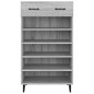 vidaXL Schuhschrank Grau Sonoma 60x35x105 cm Holzwerkstoff vidaXL Schuhschrank Grau Sonoma 60x35x105 cm Holzwerkstoff